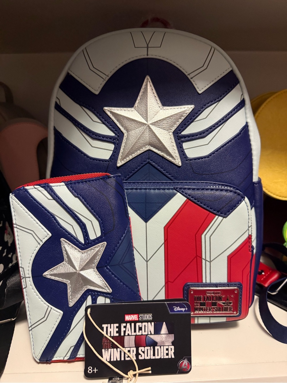 Captain America Falcon/Winter Soldier Loungefly Backpack (with wings))